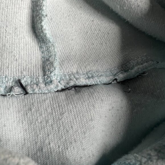 Prada Milano Velour Zip-Up Hoodie – Light Blue – Women’s - Picture 4 of 9